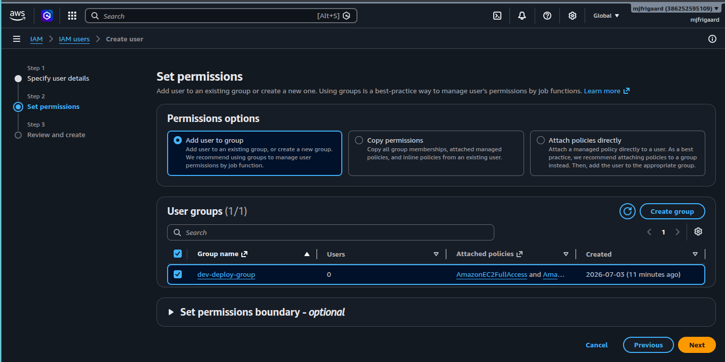 Add user to group